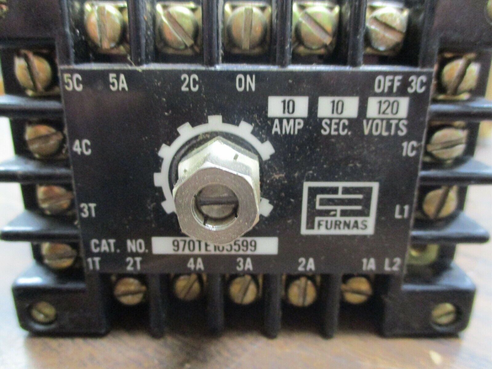 Furnas Time Delay Relay 970TE105599 120V 60Hz New Surplus