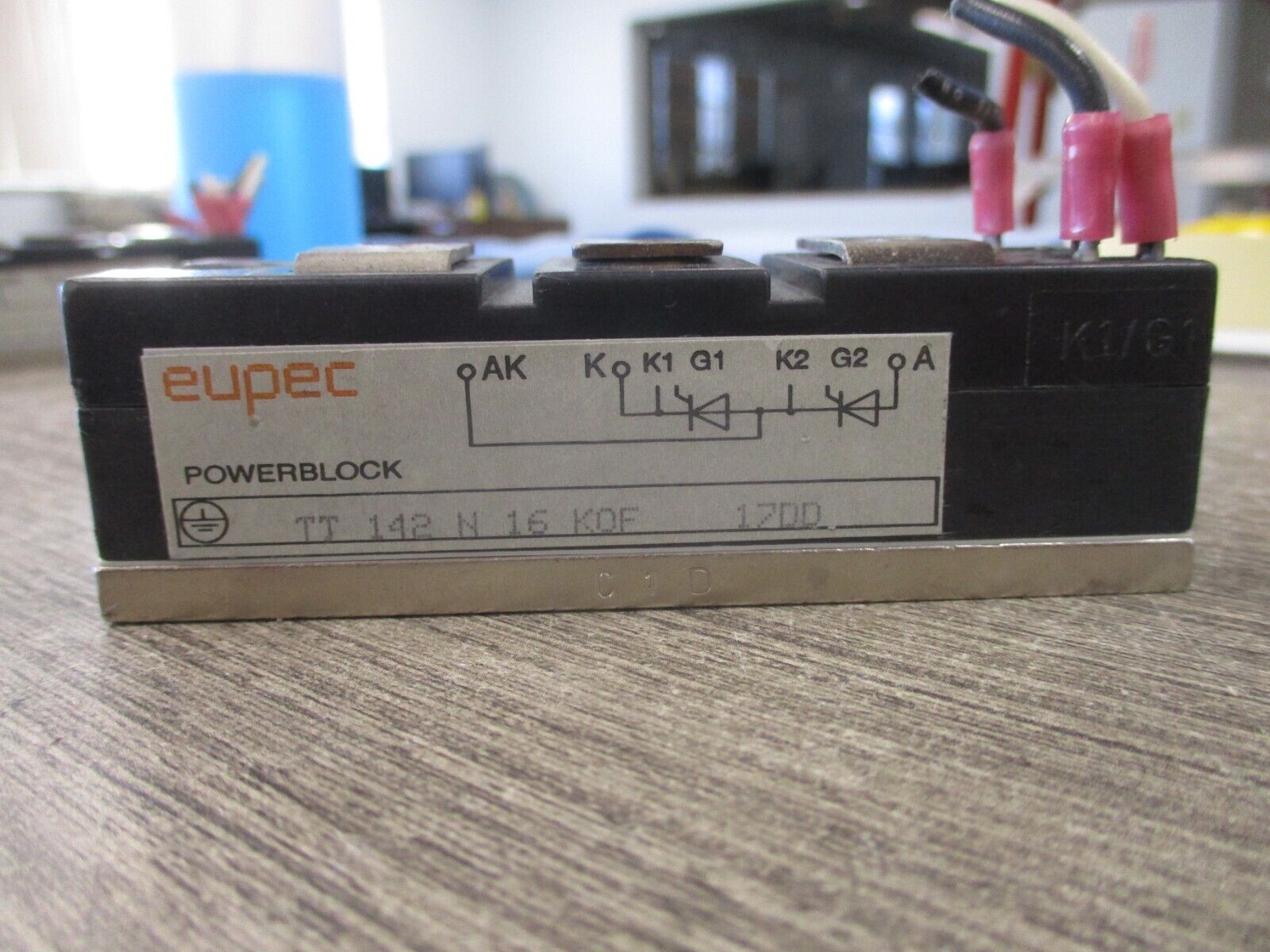 Eupec Power Block TT 142 N 16 KOF 17DD Used