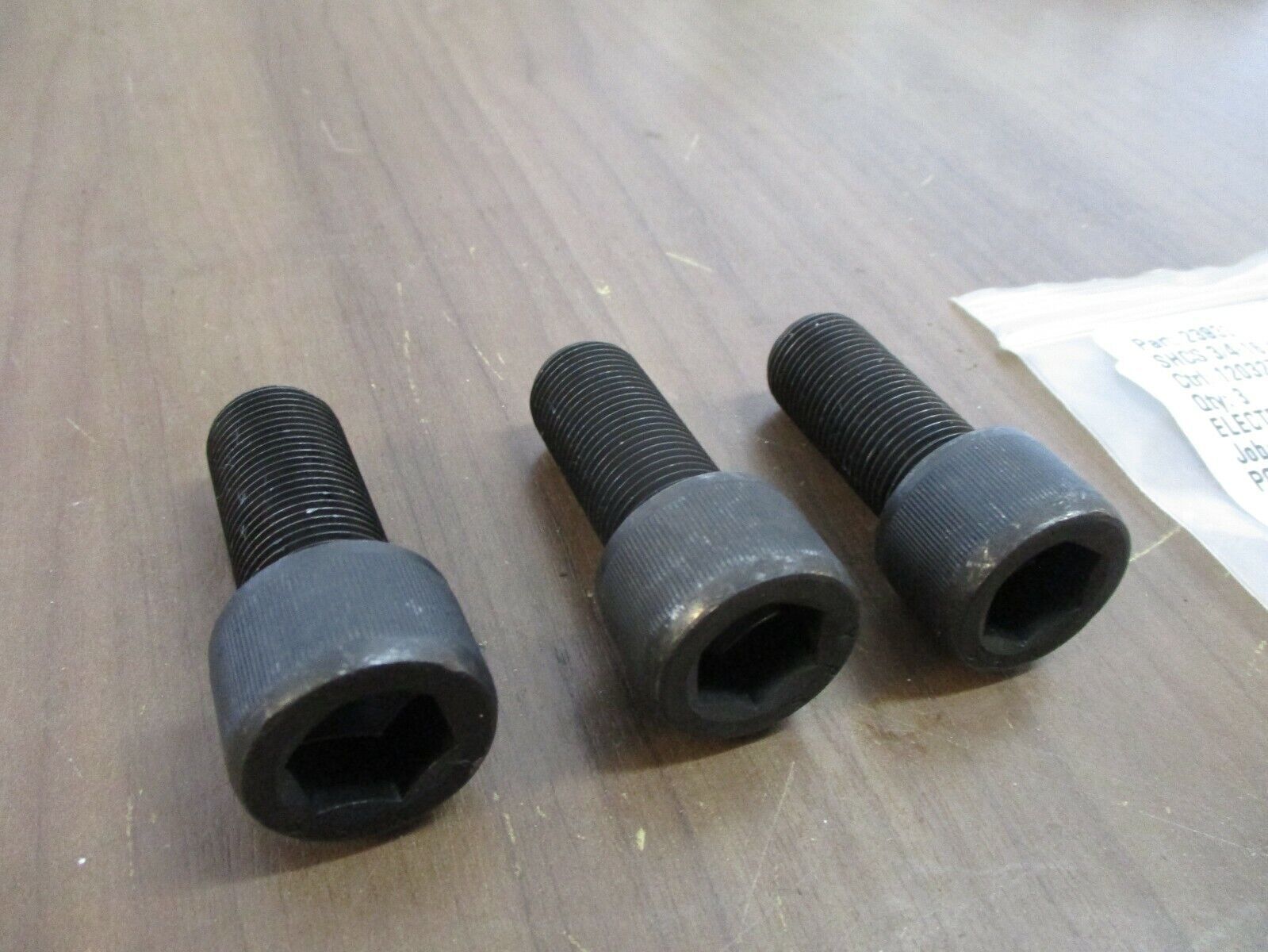 Misc. Brand Hex Socket Cap Screw 23933 Size: 5/8" Length: 1 3/4" Black Oxide
