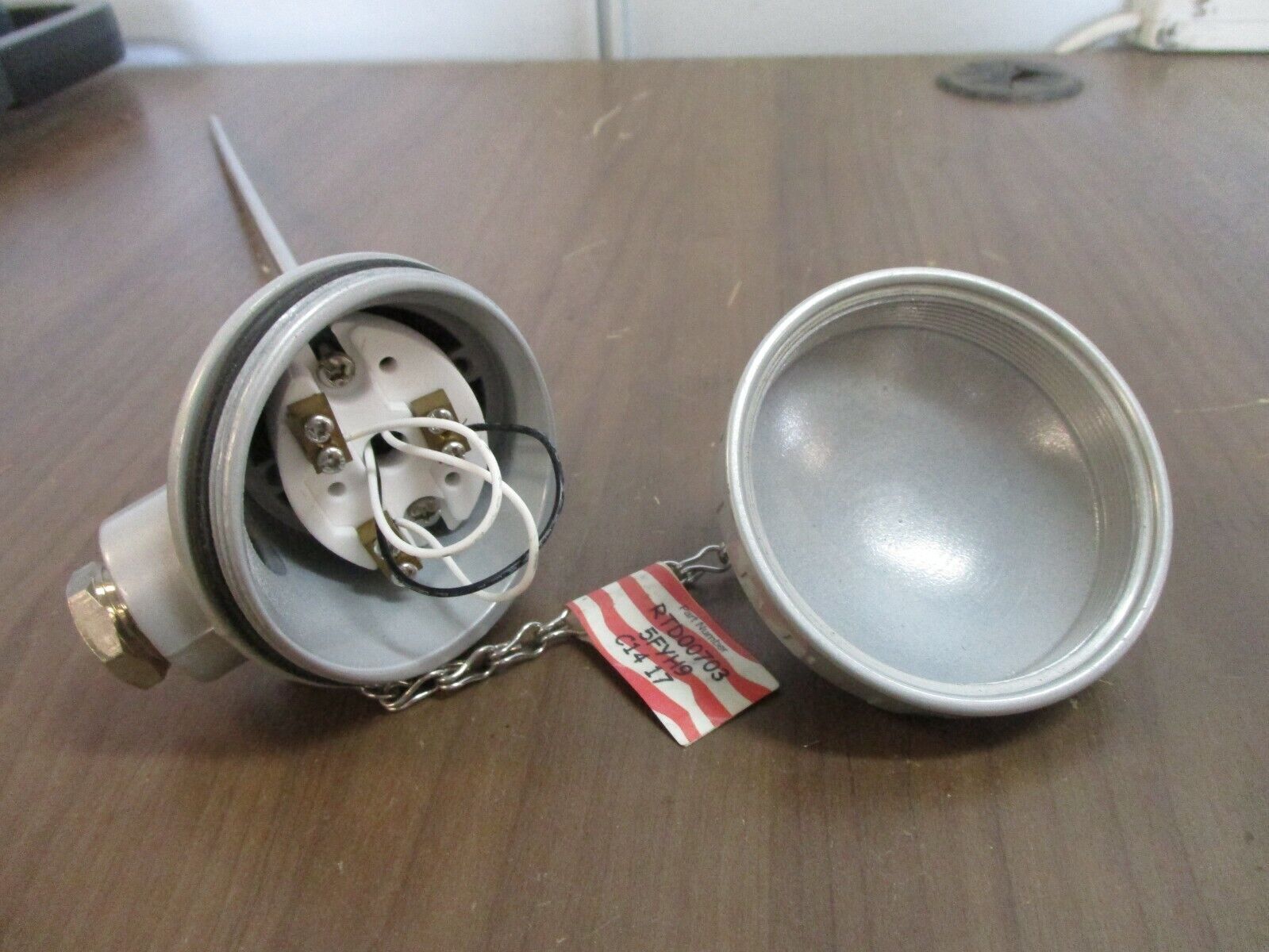 Tempco RTD Assembly RTD00703 5FYH9 C14 17 Immersion: 12" Used