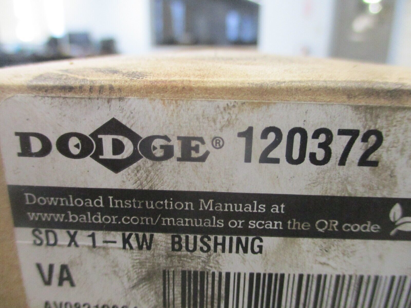 Dodge Bushing 120372 SD x 1-KW New Surplus
