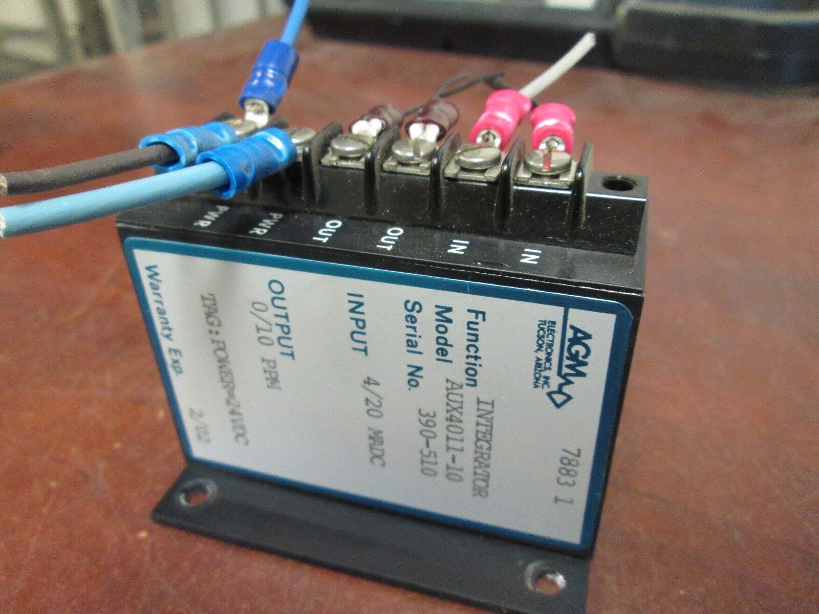 AGM Isolated Integrator AUX4011-10 Input: 4/20MADC Output: 0/10PPM Used