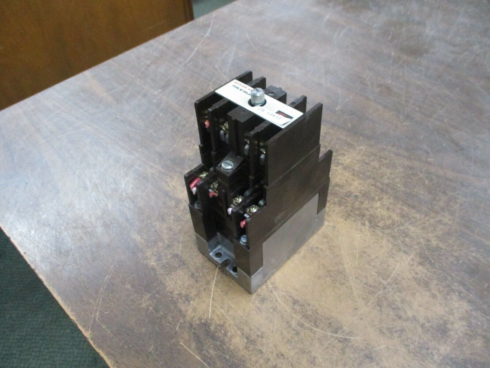 Cutler-Hammer Type M Relay w/ 4 Pole Attachment D26MB/D26MF 120V Coil Used