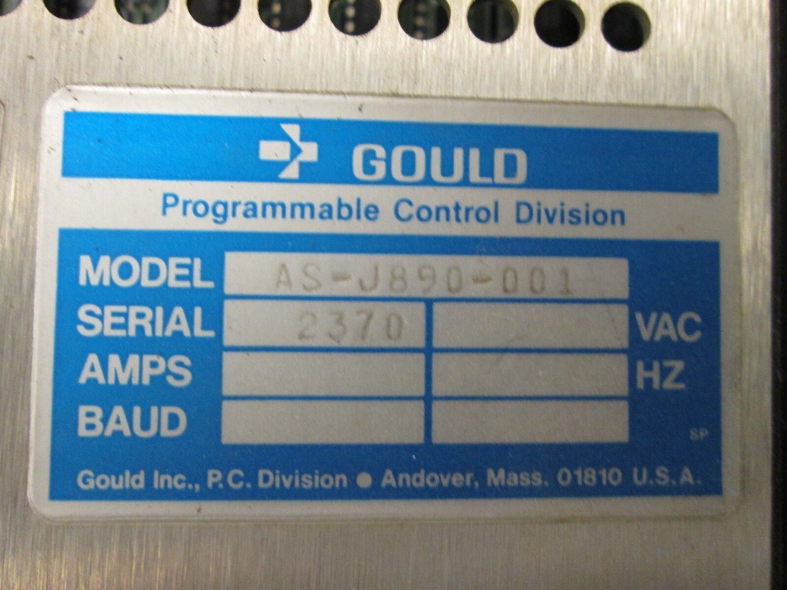 Gould I/O Processor J890 Used