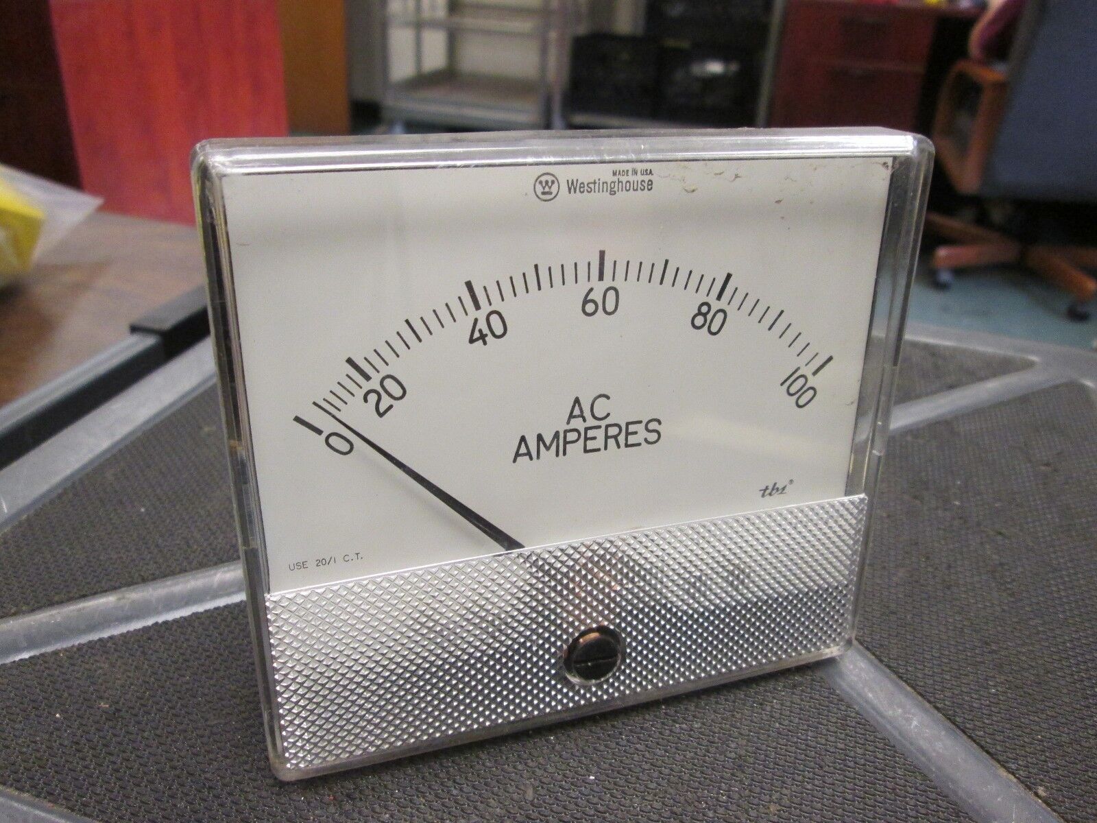 Westinghouse AC Amp Meter GA-372 0-100A Range