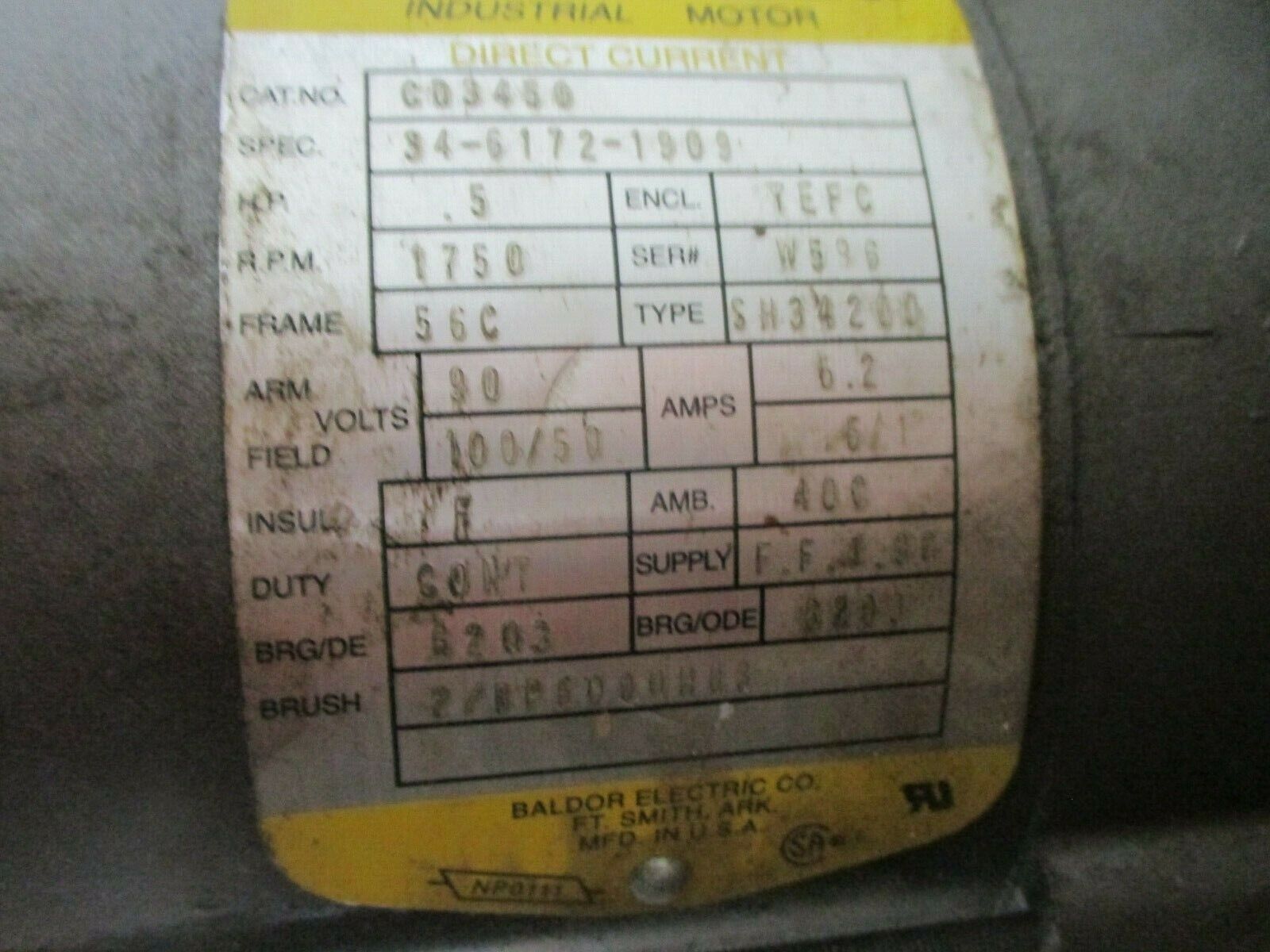 Hydroflo Cheminjector Chemical Metering Pump CJ4T11312-04014 22GPH 100 PSIG Used