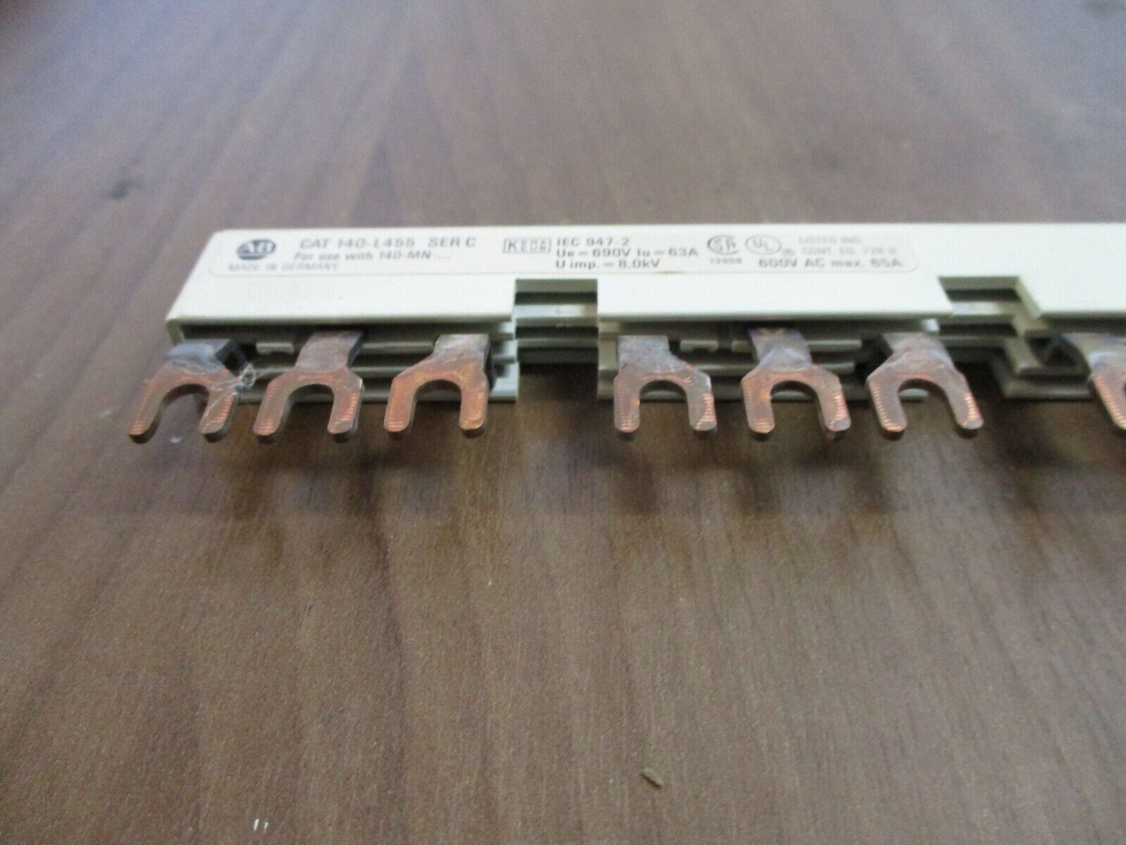 Allen-Bradley Commoning Link 140-L455 Ser. C 65A 600V *Lot of 3* Used