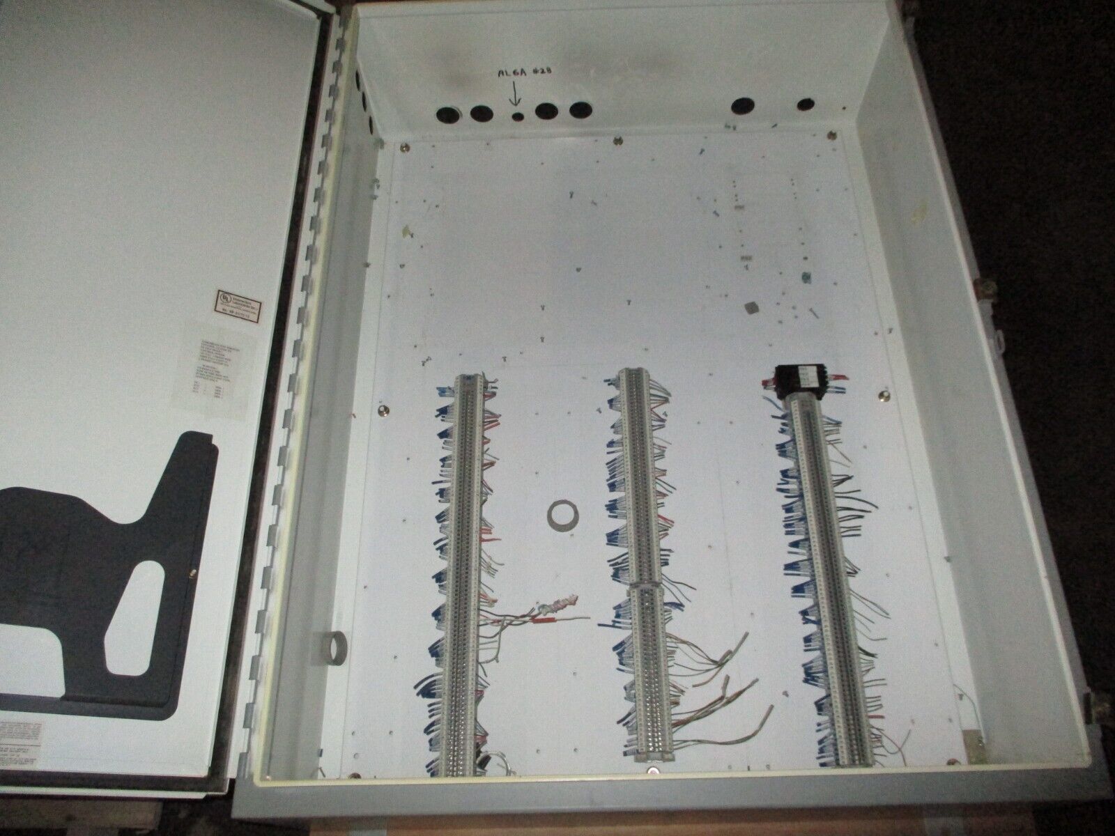 Hoffman Type 12, 13 Enclosure A-483612LP Size: 46" x 36" x 12" Used