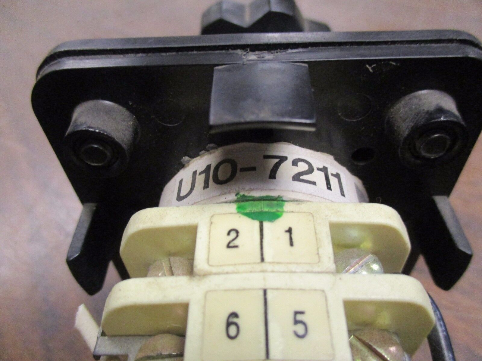 Gave Ammeter Rotary Switch U10-7211 10A 600V Used