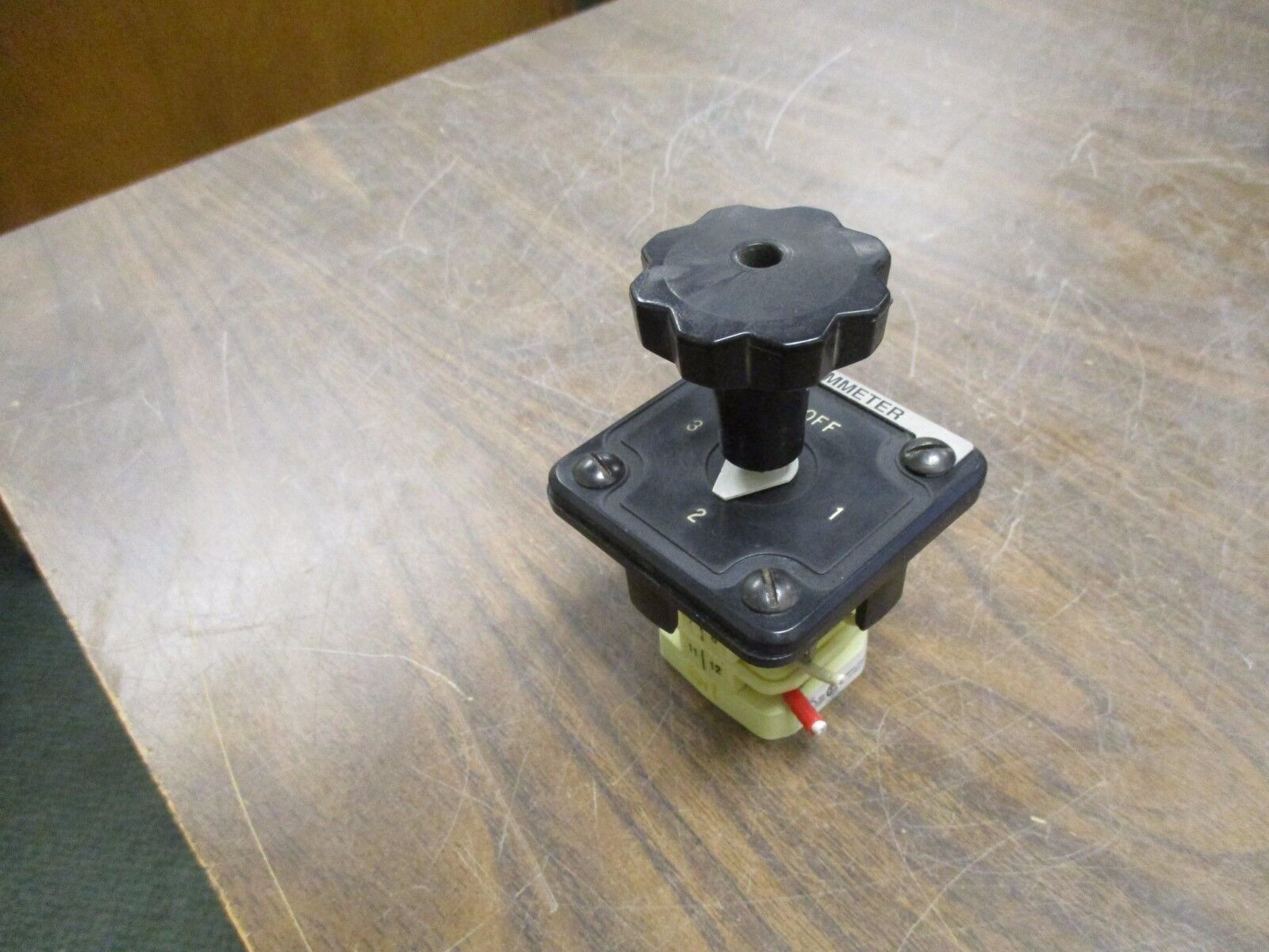 Gave Ammeter Rotary Switch U10-7211 10A 600V Used