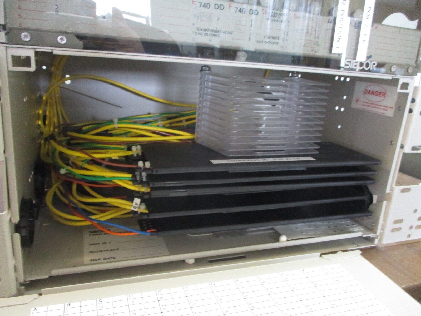 Siecor Fiber Distribution Center FDC-002 72. Cap. Used