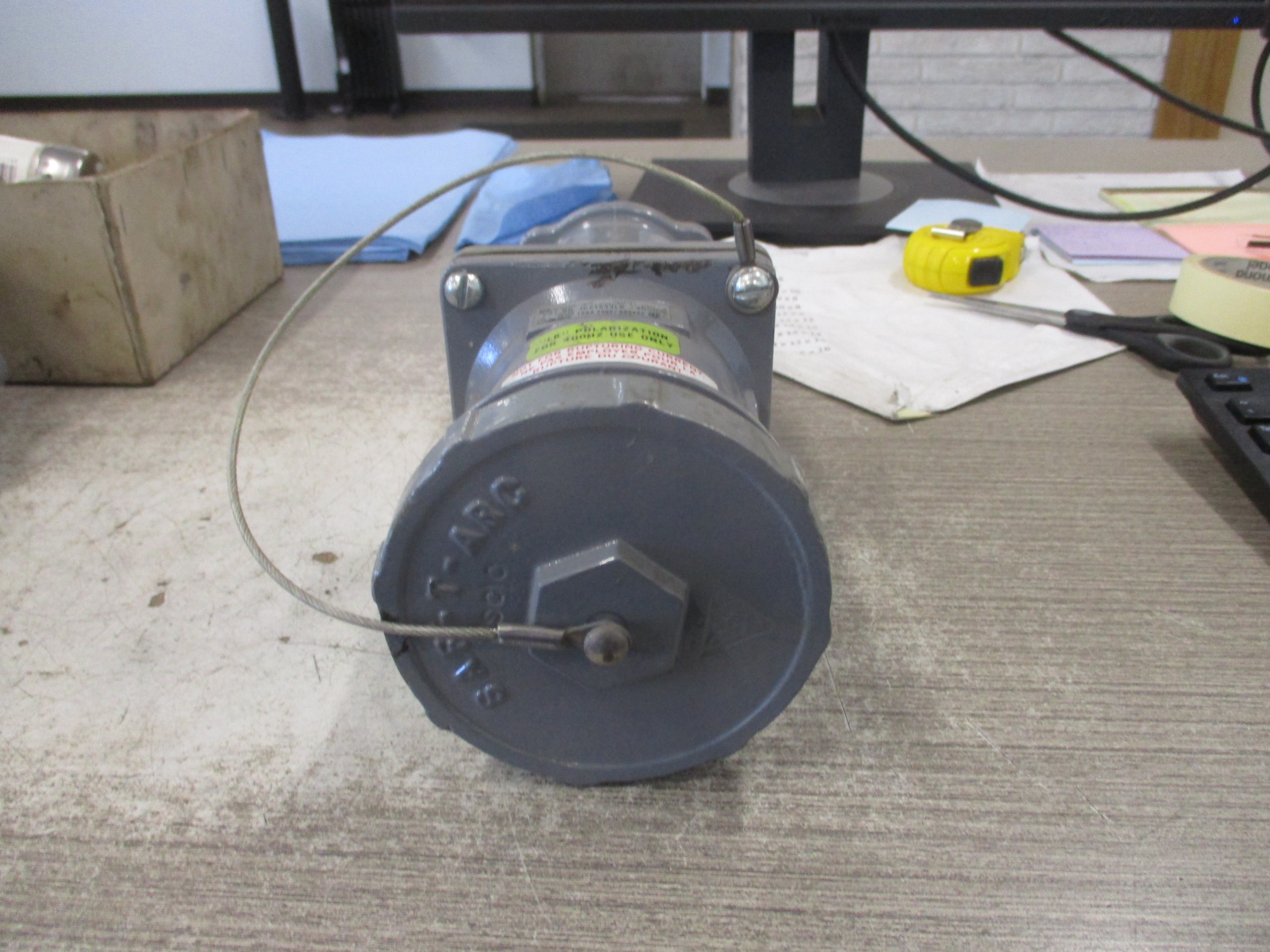 RussellStoll Connector JCS1534LK 150A 250V 600VAC 400Hz 3P 4W