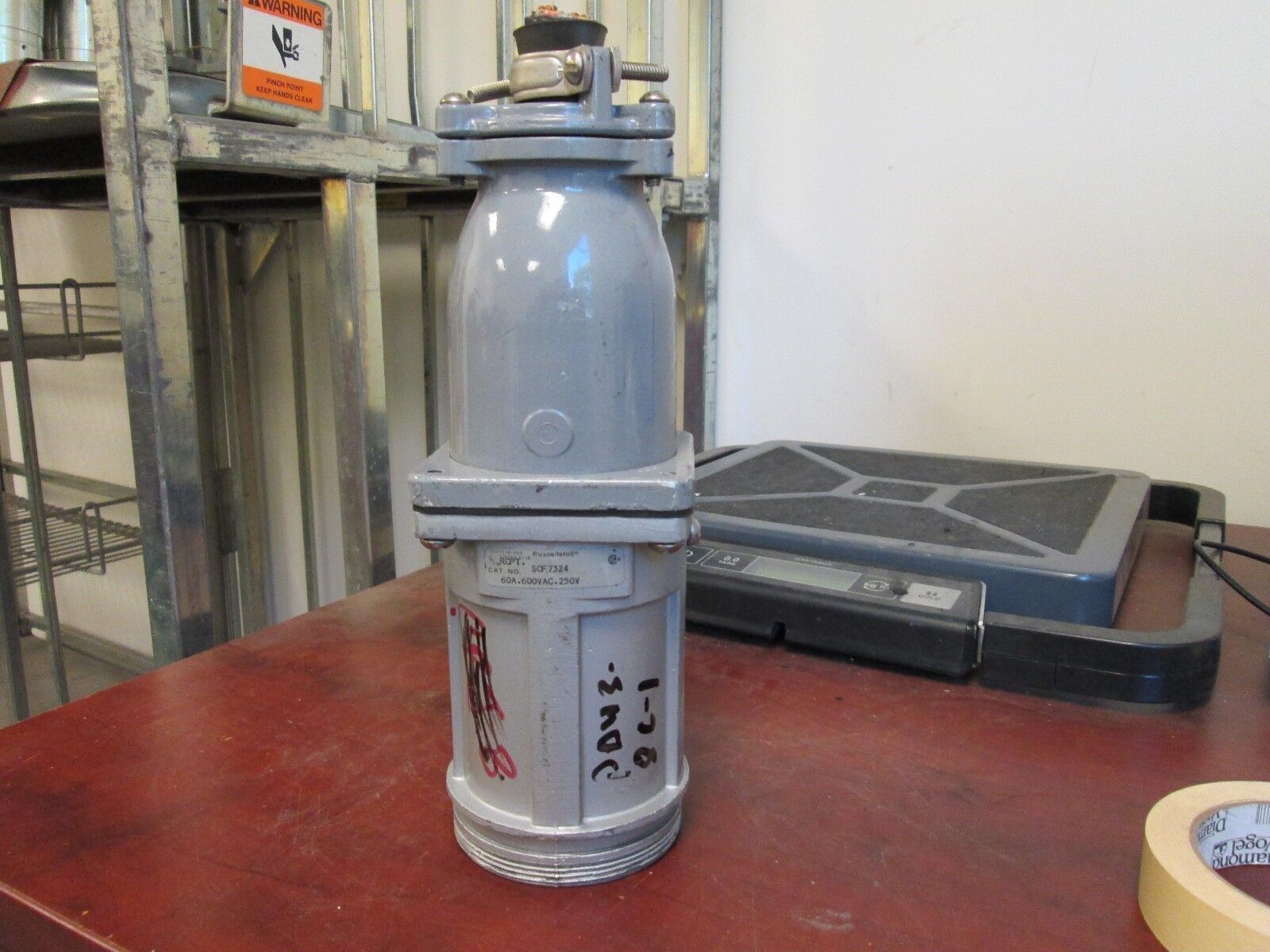 Russellstoll Connector SCF7324 60A 600V Used