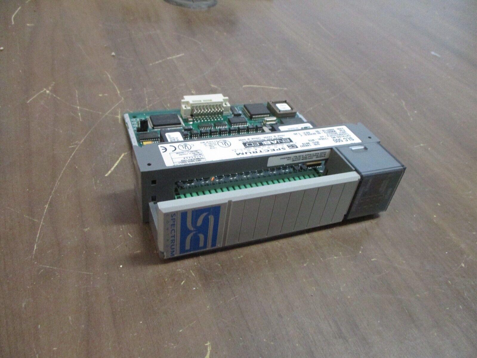 Spectrum Controls SLC 500 Thermocouple / mV Input Module 1746sc-NT8 Ser. C Used