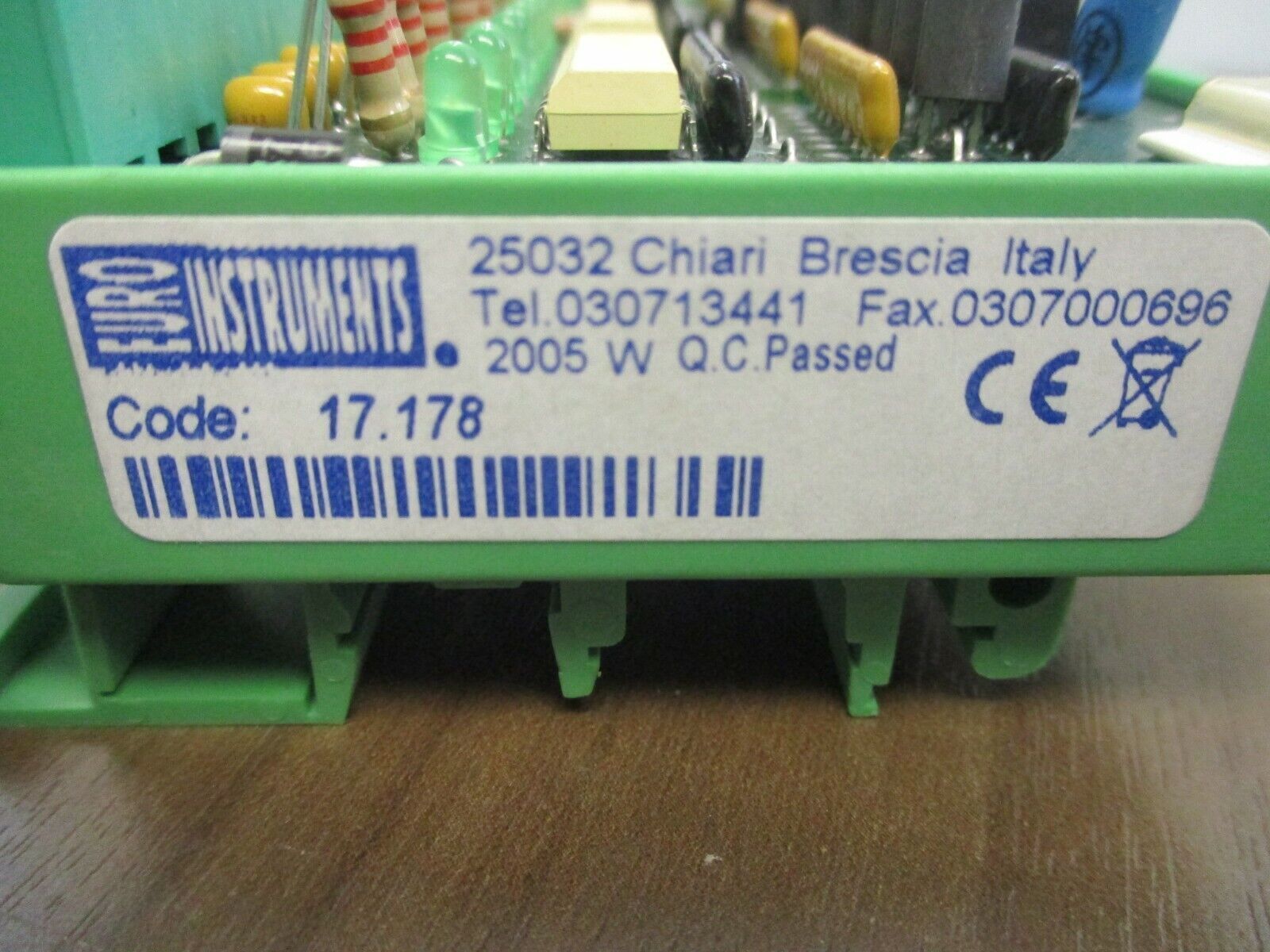 Euro Instruments 17.178 PCB 930508A Used