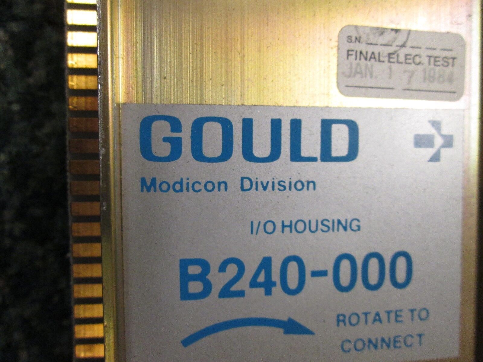 Gould / Modicon PLC Rack B240-000