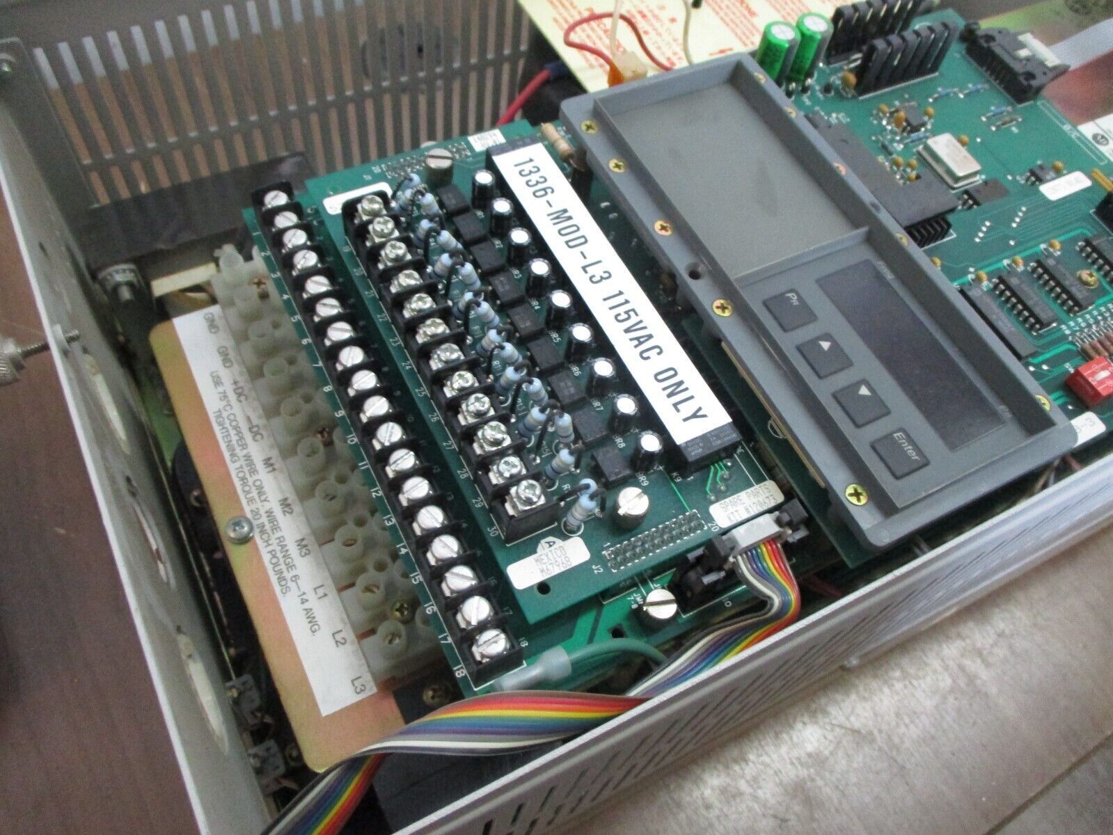 Allen-Bradley 1336 AC Drive 1336-B007-EAD-S1 7.5HP *Cracked Cover* Used