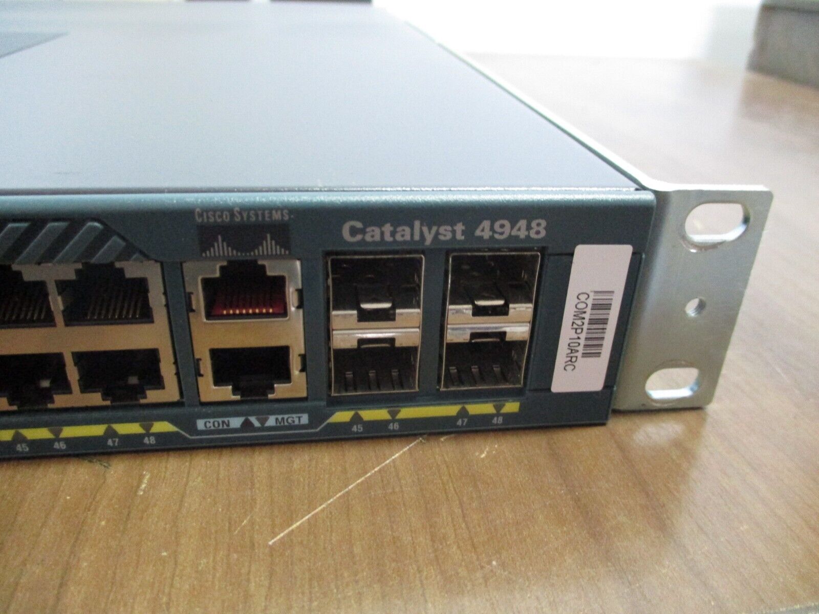 Cisco Catalyst 4948 48-Port Switch WS-C4948 S V05 (48) Gigabit Ports Used