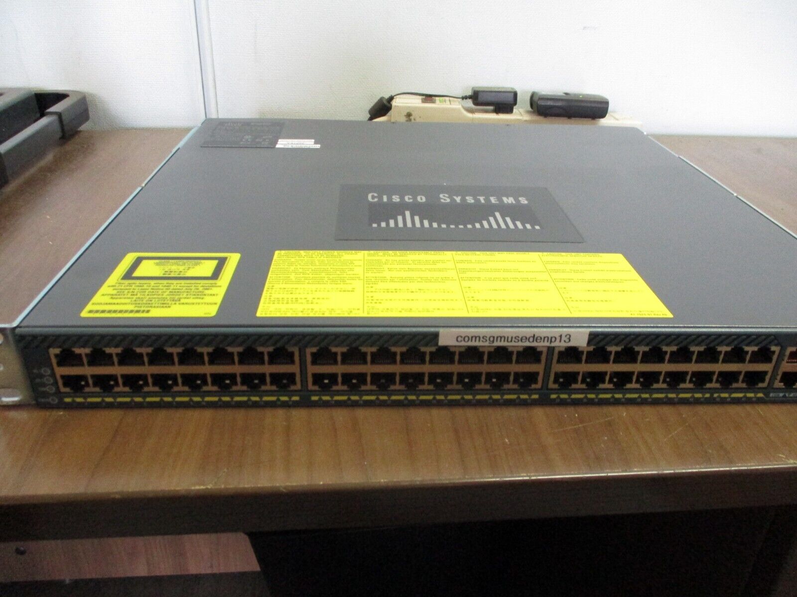 Cisco Catalyst 4948 48-Port Switch WS-C4948 S V05 (48) Gigabit Ports Used
