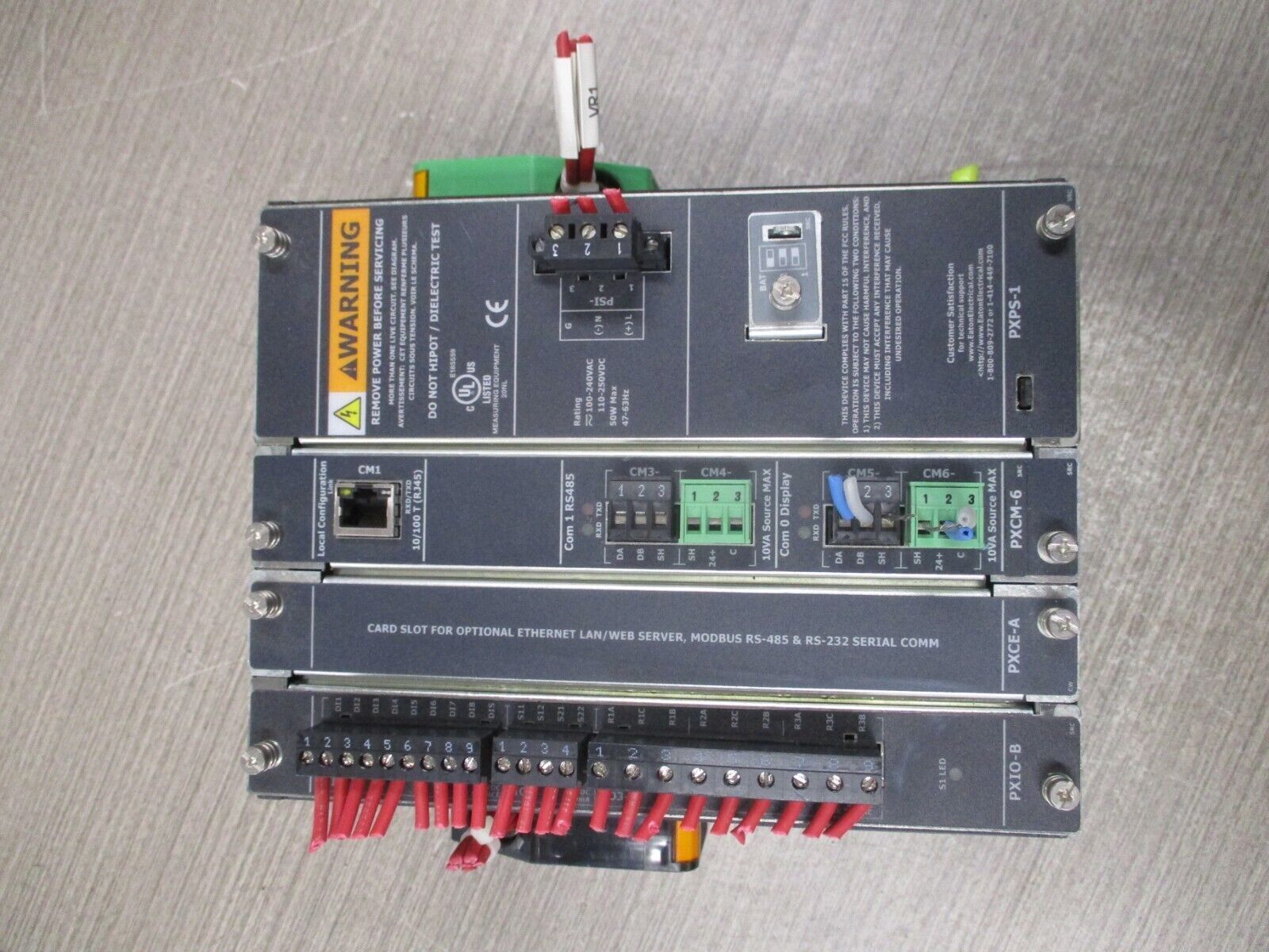 Eaton PX4000 Power Quality Meter PX4051A6AB Rev. 8.0 F/W Ver. : 12.0 10.0.2 Used