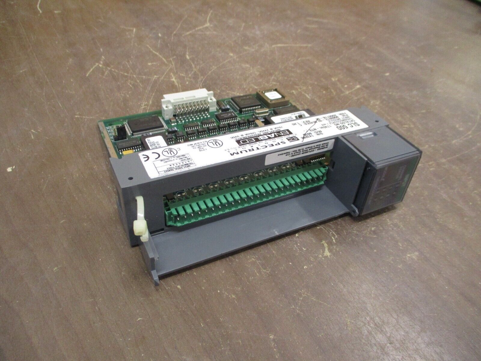 Spectrum Controls SLC 500 Thermocouple / mV Input Module 1746sc-NT8 Ser. C Used