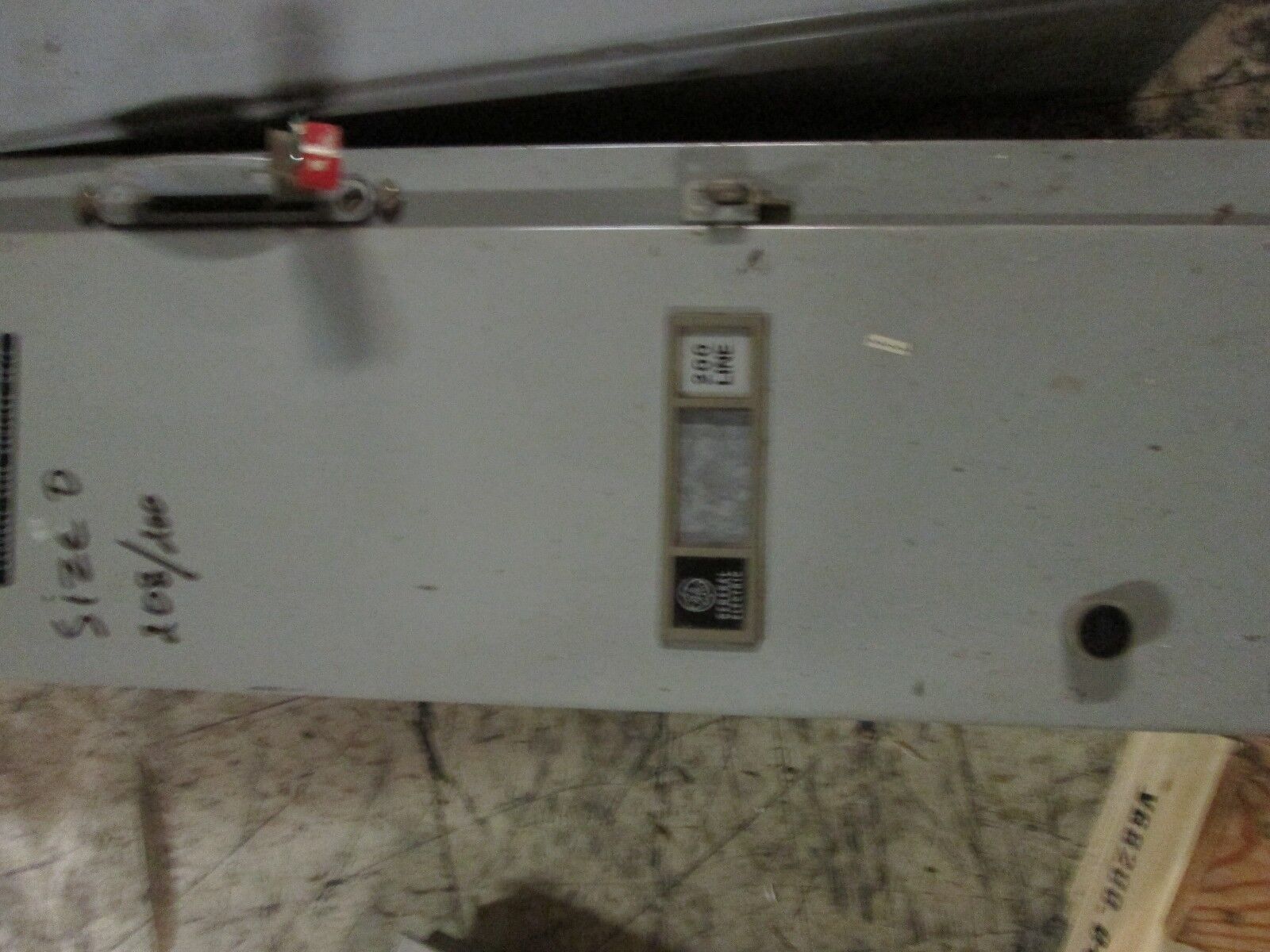 General Electric Size 0 Combination, CR208B100BCA, Fusible, 600V, 18A Used