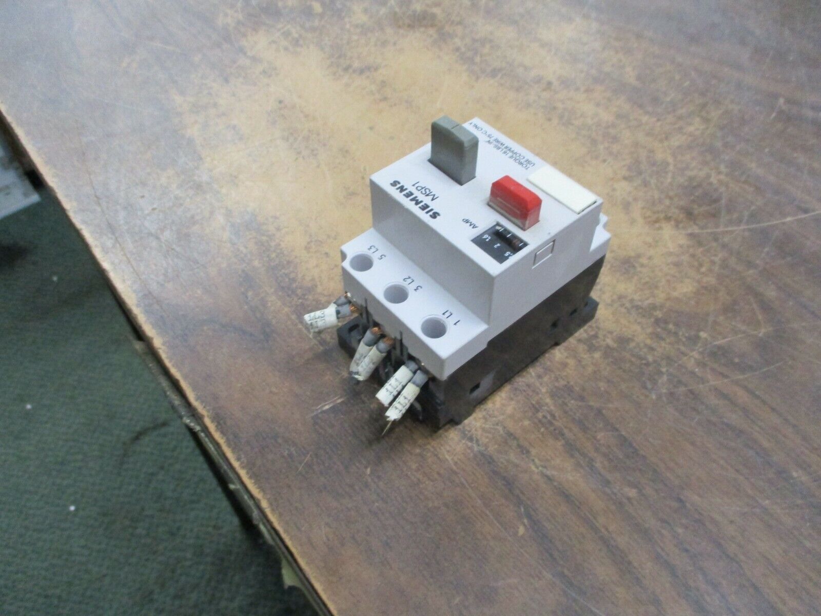 Siemens MSP1 Manual Starter MSP10G Trip: 1.6-2.5A 600V Used