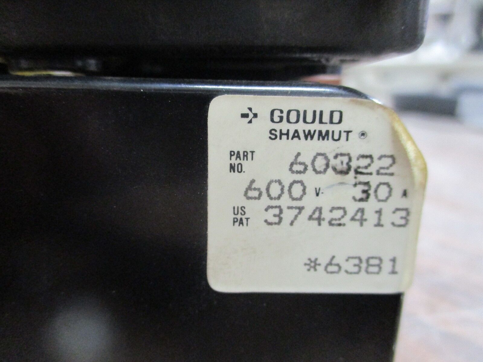 Gould Fuse Block 60322 30A 600V 2P *Lot of 3* Used