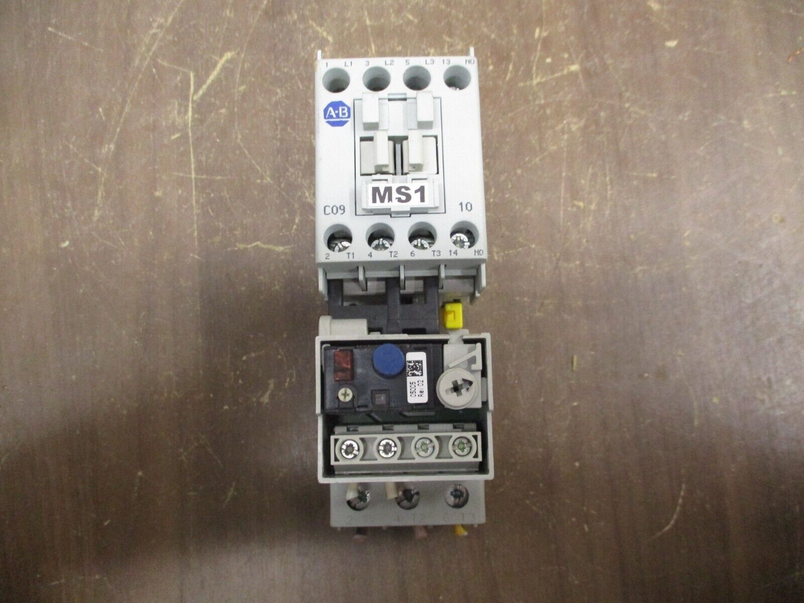 Allen-Bradley Starter 100-C09*10 / 193-EECB 120V Coil Trip: 1.0-5.0A 600V Used