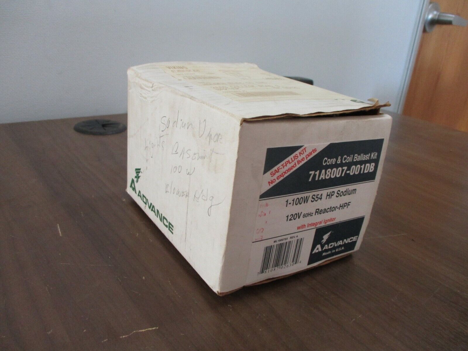 Advance Core & Ballast Kit 71A8007-001DB 100W 120V 60Hz New Surplus