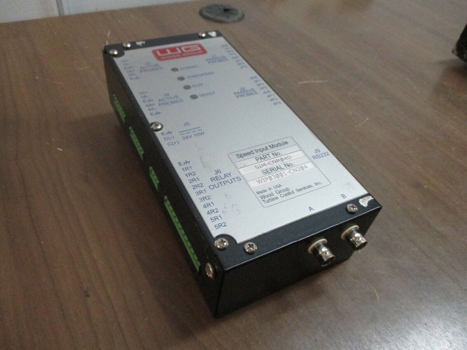 Wood Group Speed Input Module SIM-CNR04D 24VDC 10W Used