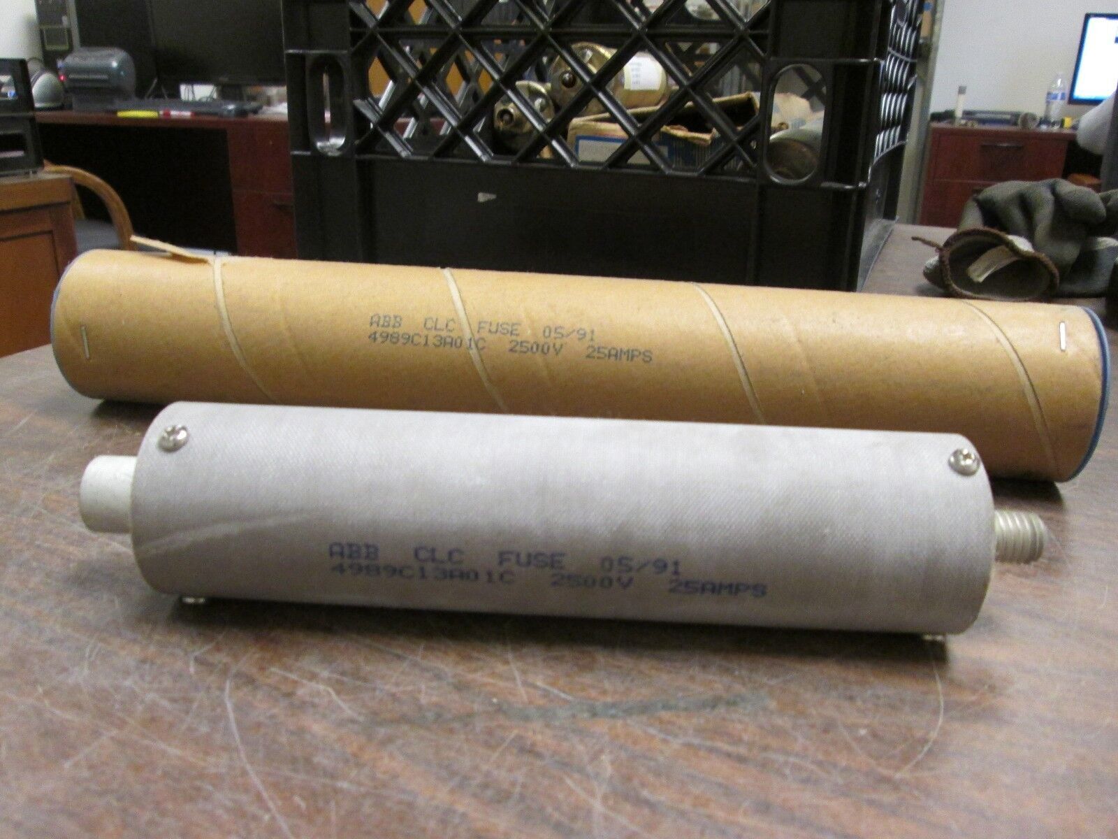 ABB CLC Fuse 4989C13A01C 25A 2500V New Surplus