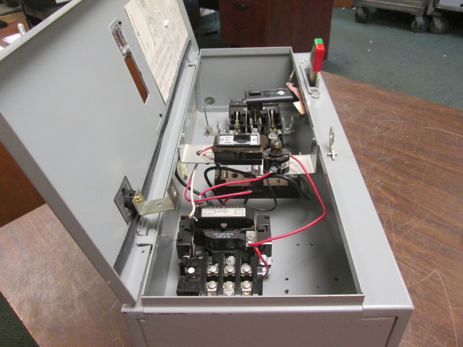 GE Fusible Size 0 Combination CR308B1**AAA 115-120V Coil *No Heaters* Used