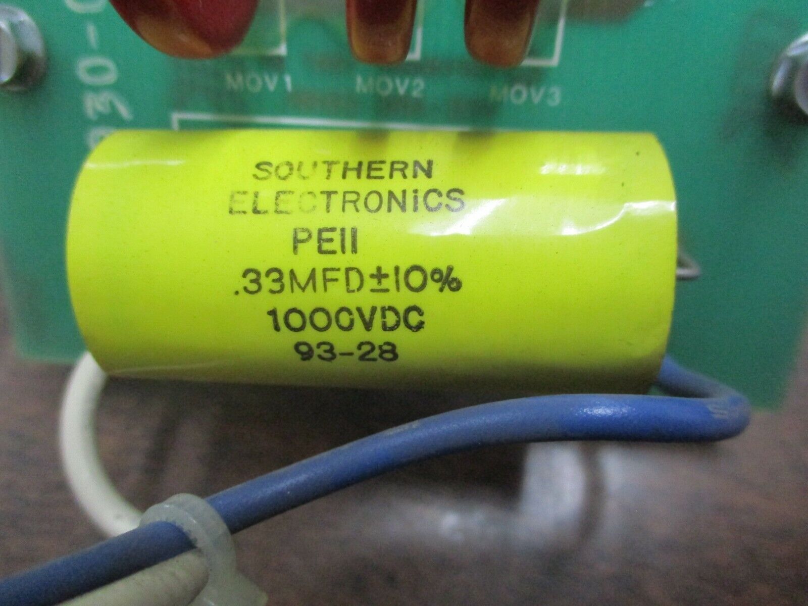 Vee-Arc Capacitor Board 930-047 Used