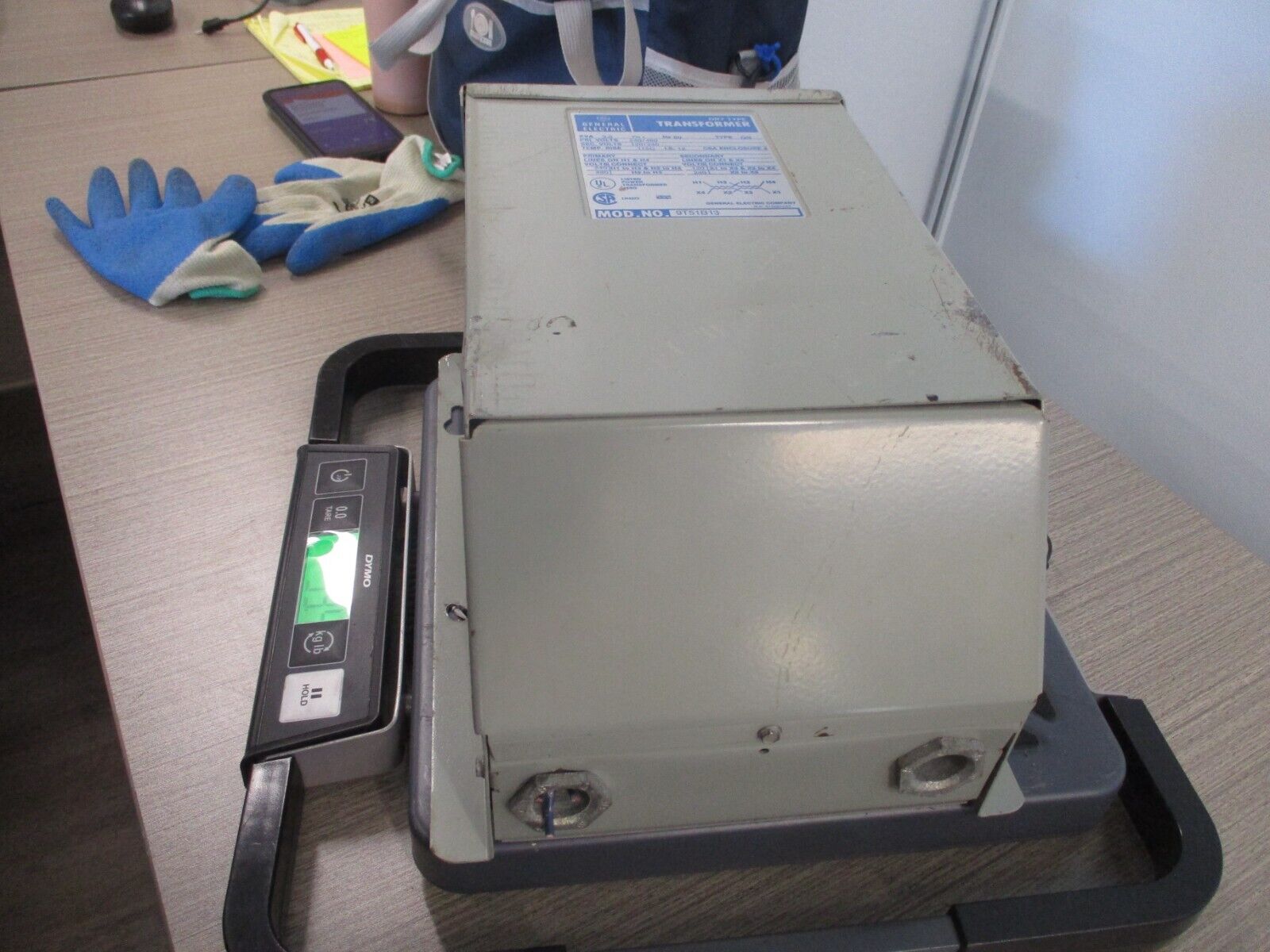 GE Transformer 9T51B13 3KVA Pri:240/480V Sec:120/240V 1Ph 60Hz Used