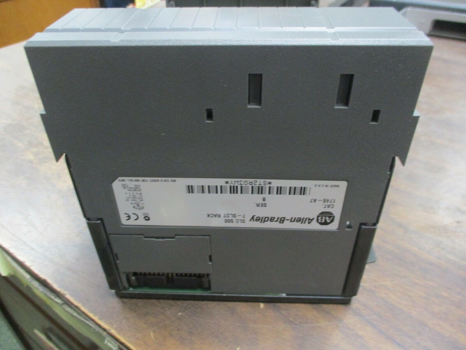 Allen-Bradley SLC 500 PLC Rack w/ Power Supply 1746-A7 / 1746-P1 7-Slot Used