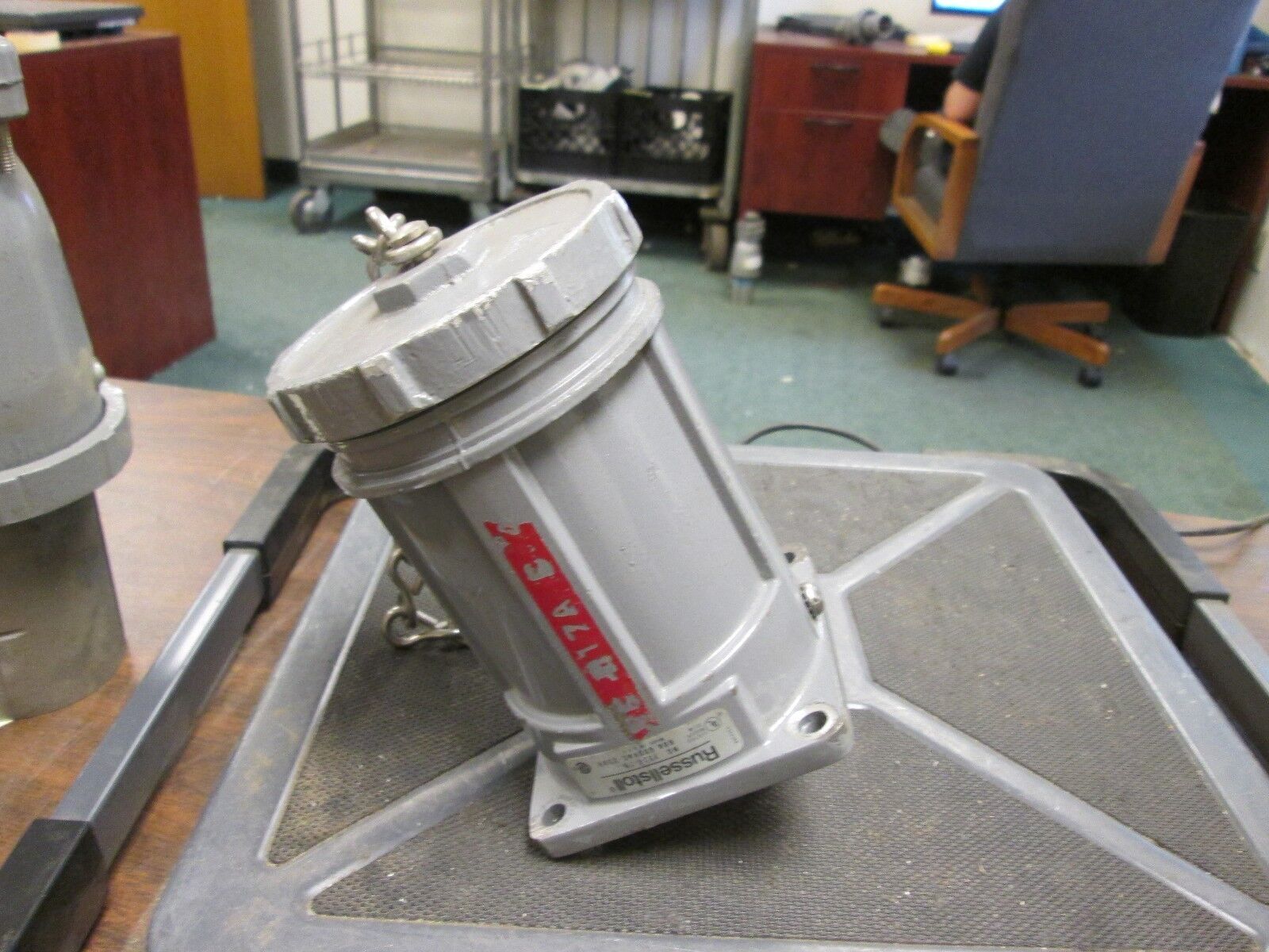 RussellStoll Receptacle 7324-78 60A 600V 3P 4W Used