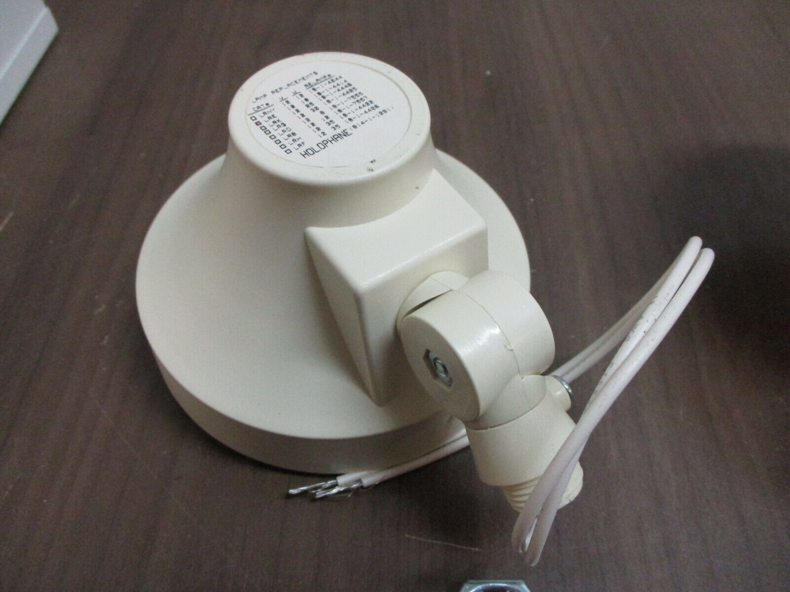 Holophane Emergency Light Unit C4CT100WWE2 100W 12V (2) White Lights New Surplus