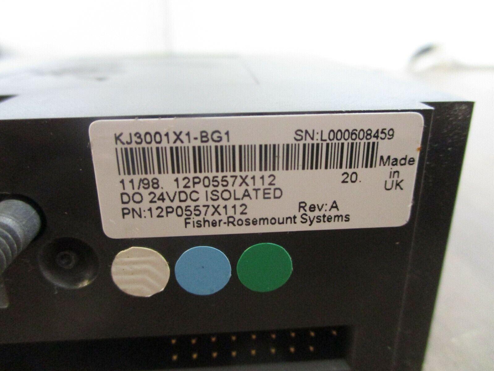 Fisher-Rosemount KJ3001X1-BG1 Delta V Isolated Discrete Output Module Rev. A