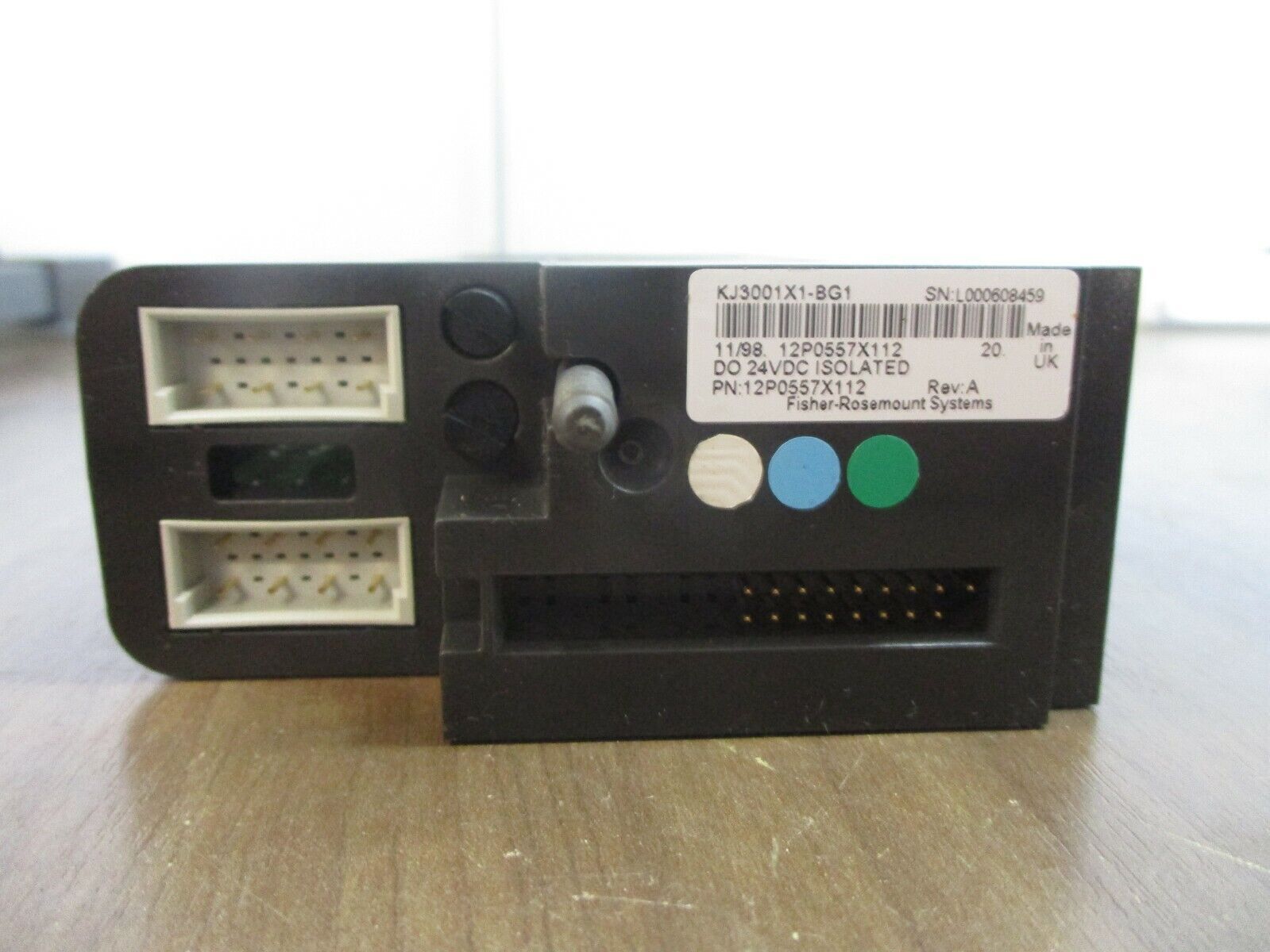 Fisher-Rosemount KJ3001X1-BG1 Delta V Isolated Discrete Output Module Rev. A