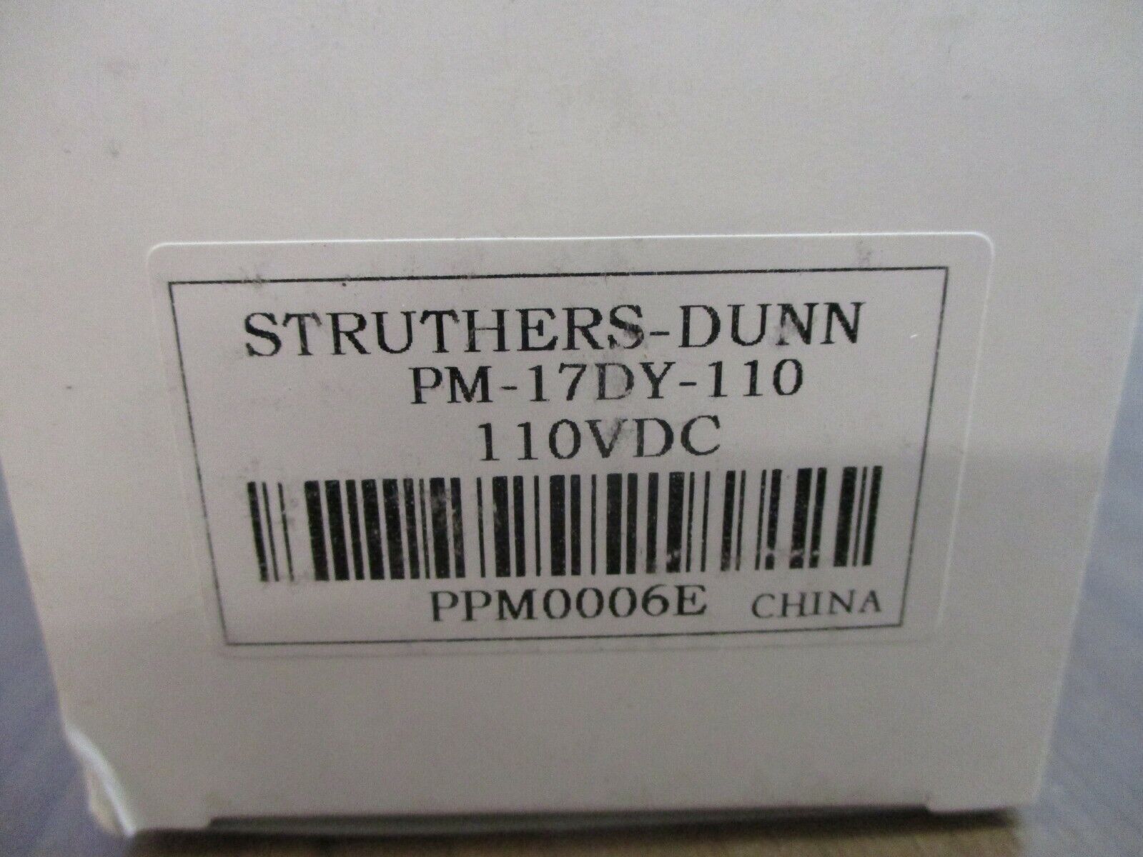 Struthers-Dunn Relay PM-17DY-110 110VDC New Surplus