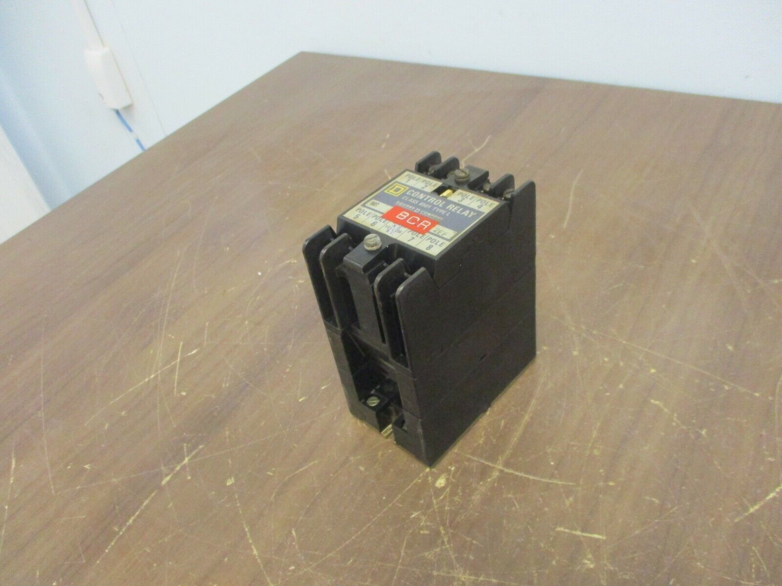 Square D Type L Control Relay 8501 L0-80 Ser. A 120V Coil 600V Used