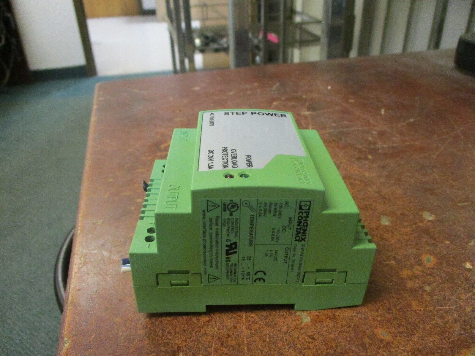 Phoenix Contact Power Supply STEP-PS-100-240AC/24DC/1.5 Used