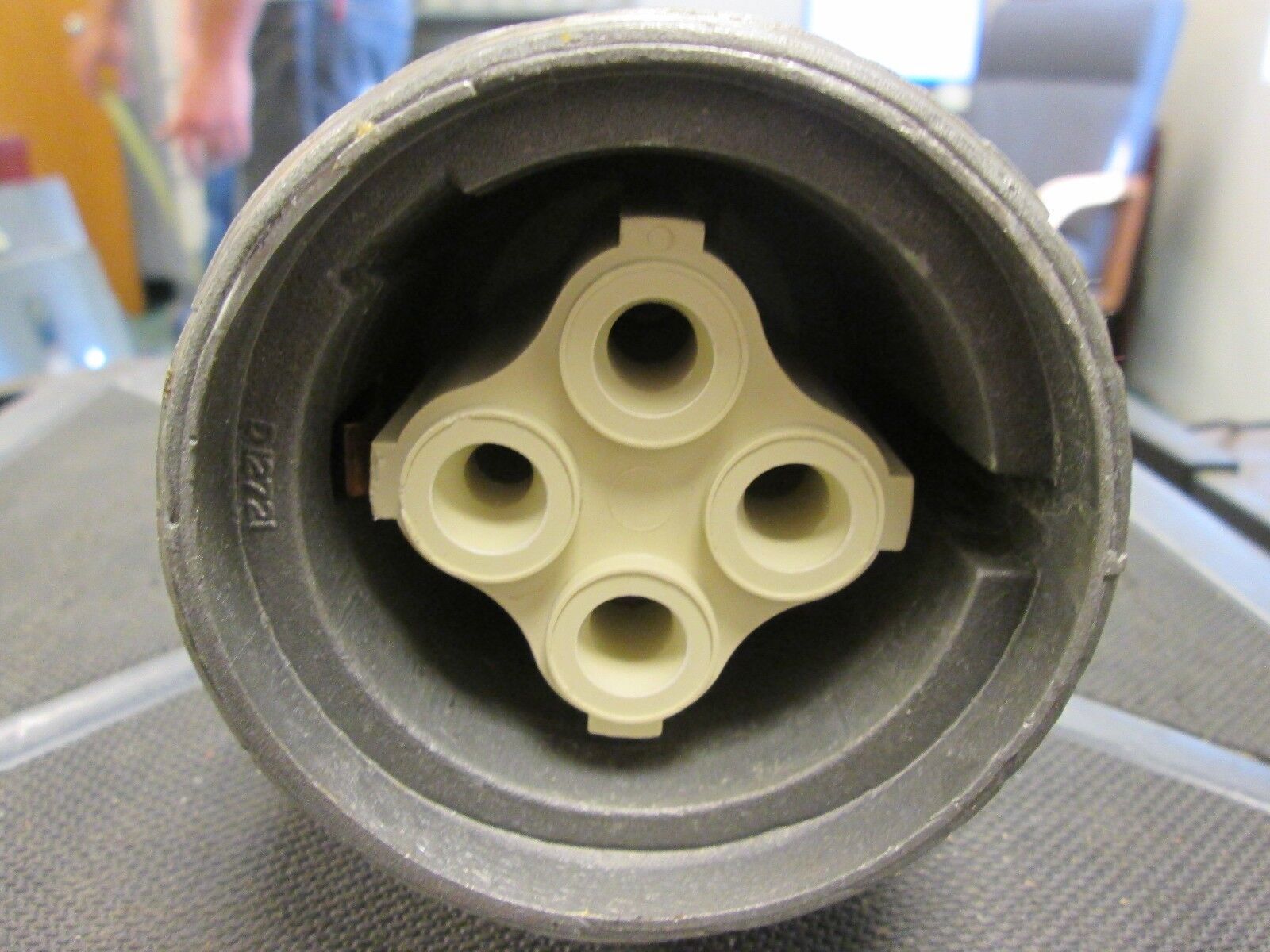 Russellstoll Receptacle 7428-78 60A 600V 3P 4W Wire Style End Used