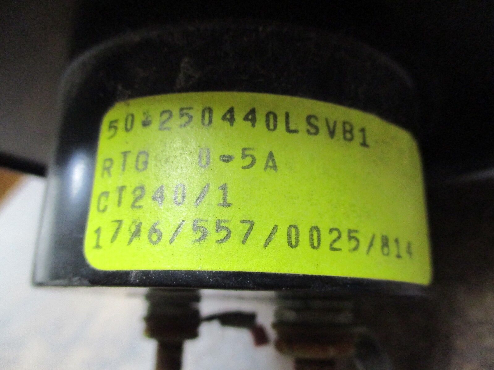 GE AC Ammeter 50-250440LSVB1 Range: 0-1.2KA Used