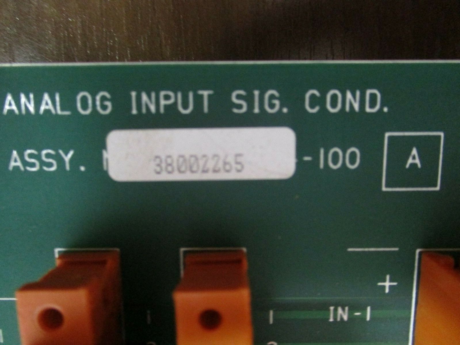 Honeywell Analog Input Signal Conditioner Module 38002265-100 Rev. A Used