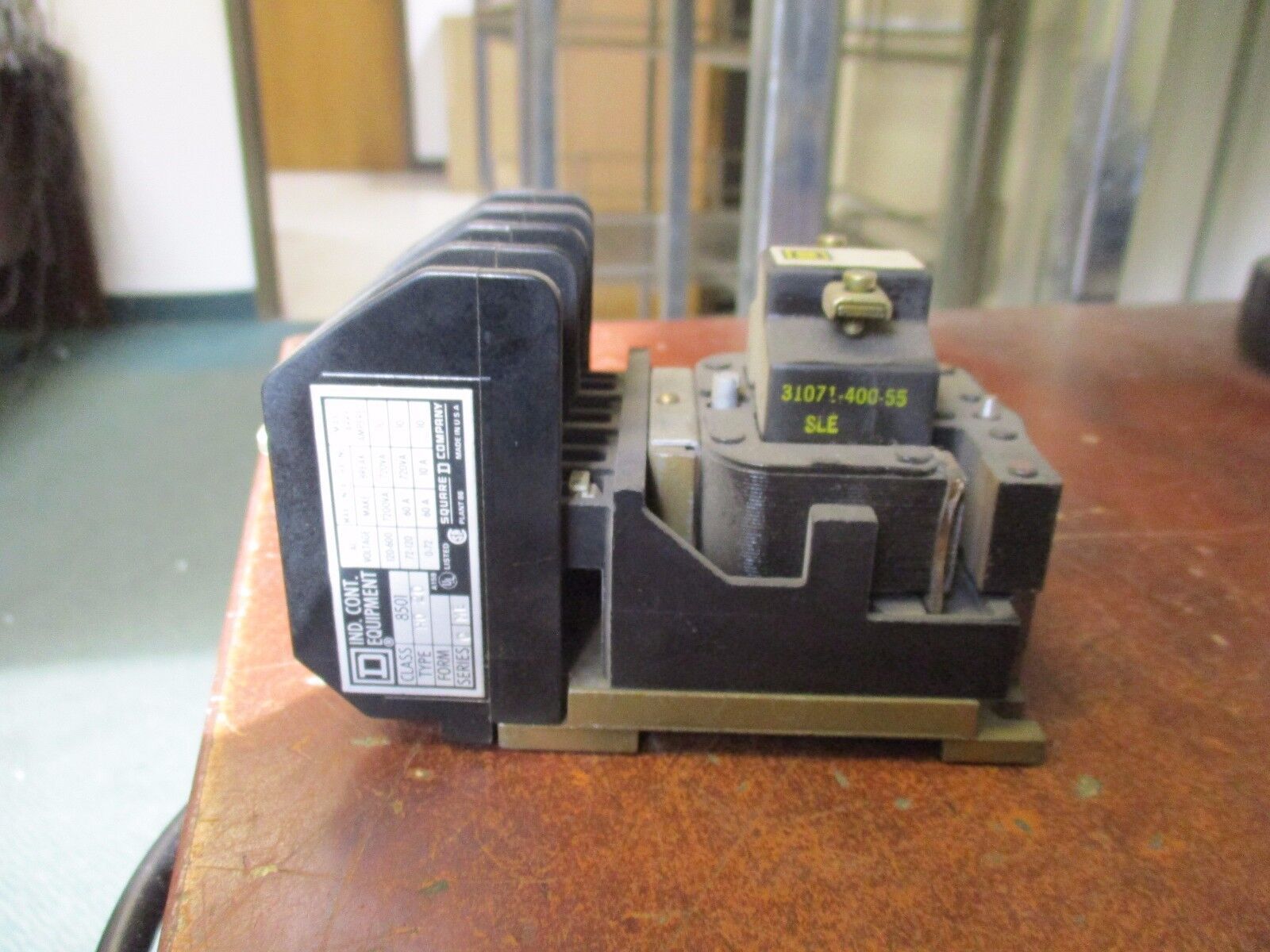Square D Relay 8501 H0 20 10A 277V Coil Used