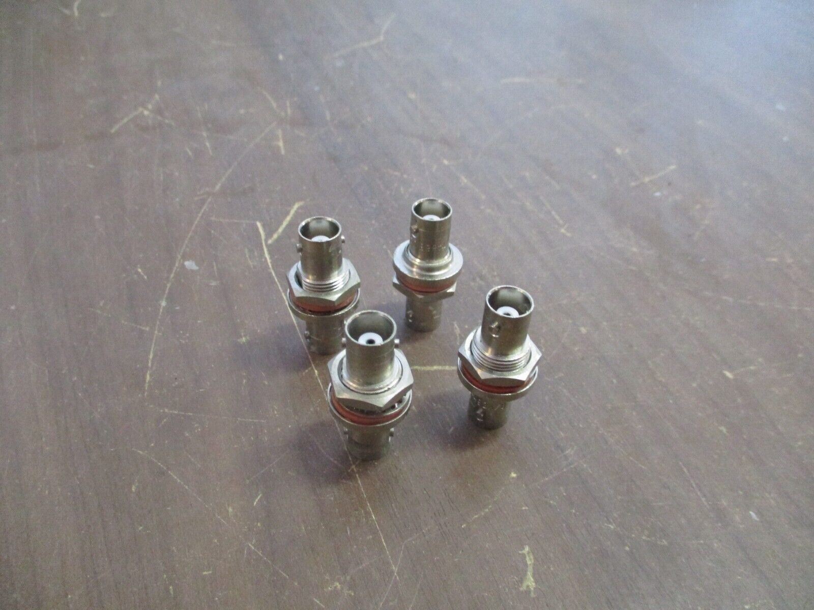 Amphenol BNC Bulkhead Feed-Thru Connector 74868 UG-492A/U *Lot of 4* *No Box*