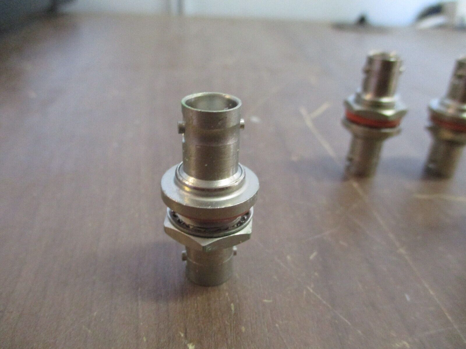 Amphenol BNC Bulkhead Feed-Thru Connector 74868 UG-492A/U *Lot of 4* *No Box*