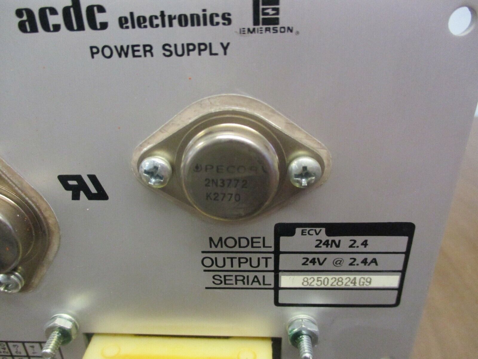 ACDC Electronics Power Supply 24N 2.4 Used